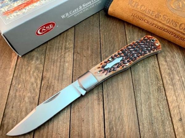 Case Tony Bose Collaboration Wilfred Lockback Hunter Brown Jigged Bone Case Tony Bose Collaboration Wilfred Lockback Hunter Brown Jigged Bone