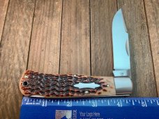 Case Tony Bose Collaboration Wilfred Lockback Hunter Brown Jigged Bone Case Tony Bose Collaboration Wilfred Lockback Hunter Brown Jigged Bone