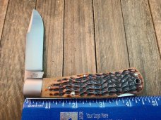 Case Tony Bose Collaboration Wilfred Lockback Hunter Brown Jigged Bone Case Tony Bose Collaboration Wilfred Lockback Hunter Brown Jigged Bone