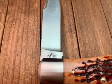Case Tony Bose Collaboration Wilfred Lockback Hunter Brown Jigged Bone Case Tony Bose Collaboration Wilfred Lockback Hunter Brown Jigged Bone