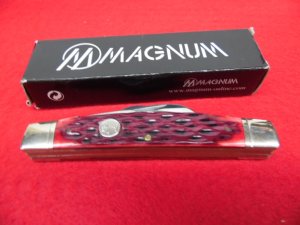 MAGNUM RED TINT BONE  4" CONGRESS PRODUCT OF BOKER TREE BRAND UNUSED IN BOX