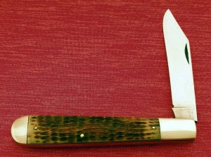 ROBESON SHUREDGE ROCHESTER NY Old Bone Bolster Liner Lock FOLDING HUNTER Knife 1922/1940