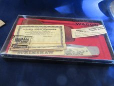 Schrade Scrimshaw Covered Wagon Model  # SC507