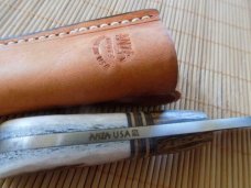 Never Used Handmade ANZA USA 21- Fixed Blade Knife