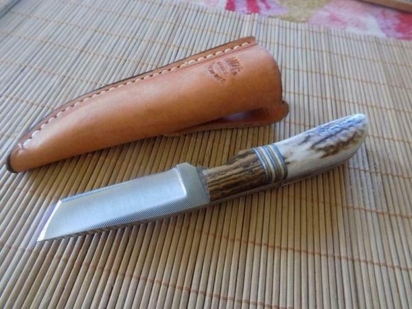 Never Used Handmade ANZA USA 21- Fixed Blade Knife