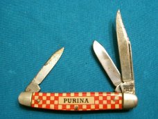 VINTAGE PURINA KUTMASTER UTICA USA SERPENTINE STOCKMAN FOLDING POCKET PEN JACK KNIFE KNIVES OLD AD VINTAGE PURINA KUTMASTER UTICA USA SERPENTINE STOCKMAN FOLDING POCKET PEN JACK KNIFE KNIVES OLD AD