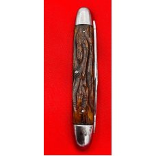 Vintage ELECTRIC CUT CO NEWARK NJ 2-Blade Equal End Senator Pen Pocket Knife c.1873-1909 Stag Vintage ELECTRIC CUT CO NEWARK NJ 2-Blade Equal End Senator Pen Pocket Knife c.1873-1909 Stag