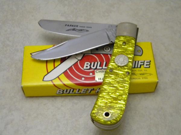 Parker Cut Co Christmas Tree "Bullet Knife" Trapper Knife in Box Parker Cut Co Christmas Tree "Bullet Knife" Trapper Knife in Box