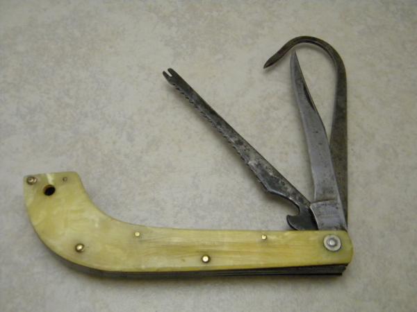 Western Boulder CO Fish Knife w/Scaler and Gaff Hook Knife 