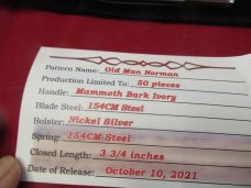Tuna Valley 2021  Old Man Norman Mammoth Bark Ivory  Barlow