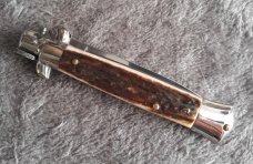 7.5" Stag Stiletto Made in Italy NOS/Mint!