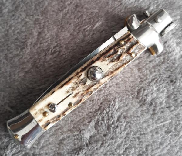 7.5" Stag Stiletto Made in Italy NOS/Mint!