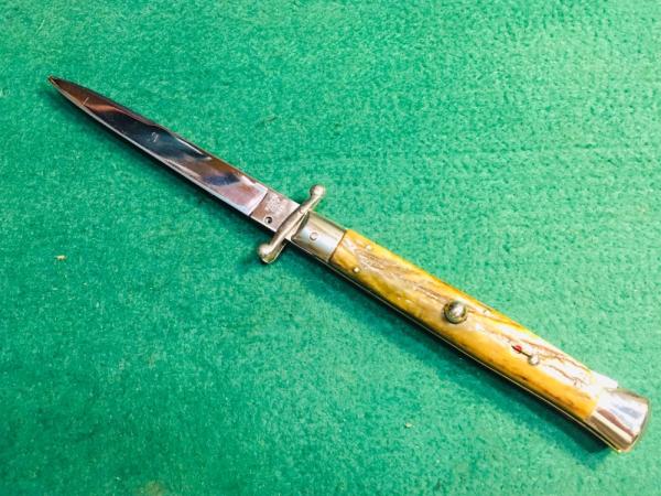 1960’s “ Made in Italy” PATENT INOX 11” SWITCHBLADE KNIFE