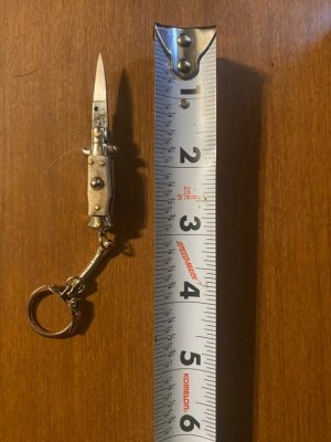 Italian picklock keychain