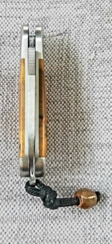 Vincenzo Balistreti Mammoth Bombo,Elephant Toe, 2.75" clsd. 440C, Lanyard pin..fileworked. coa & sip Vincenzo Balistreti Mammoth Bombo,Elephant Toe, 2.75" clsd. 440C, Lanyard pin..fileworked. coa & sip