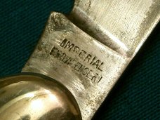 VINTAGE FANCY HANDLE IMPERIAL FOLDING POCKET TOOTHPICK TICKLER FISH KNIFE KNIVES OLD CANDY STRIPE VINTAGE FANCY HANDLE IMPERIAL FOLDING POCKET TOOTHPICK TICKLER FISH KNIFE KNIVES OLD CANDY STRIPE