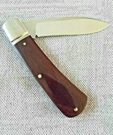 Jeffrey Mitchell Westinghouse Burgundy Linen Micarta Zulu 3.75"...fluted bolsters.CPM-154..filework 