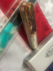 Vintage Boker 2 Blade Barlow with Grooved Bone Handles In Original Box -NM & NOS Vintage Boker 2 Blade Barlow with Grooved Bone Handles In Original Box -NM & NOS