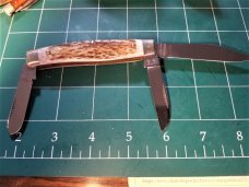 VINTAGE C. RISNER INDIAN HEAD KNIFE HAND MADE IN GERMANY