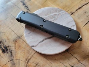 Microtech DLC Hellhound Ultratech OTF Automatic