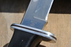 Buck 120 USA 3 Lines Facing In  3 Micarta Spacers Correct Sheath 1972-86 Light Use No Scars 