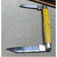 Vintage CASE BRADFORD PA Model No. GS233 Serpentine Pen Pocket Knife Goldstone c.1914-19 Vintage CASE BRADFORD PA Model No. GS233 Serpentine Pen Pocket Knife Goldstone c.1914-19