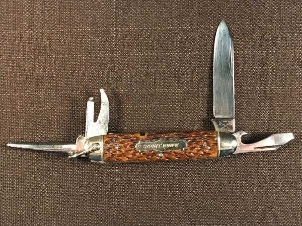 Camillus Sword Brand Scout Utility Knife circa 1919-41. Nice! Camillus Sword Brand Scout Utility Knife circa 1919-41. Nice!