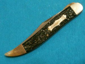 VINTAGE KENT USA FOLDING POCKET TEXAS TOOTHPICK TICKLER FISH KNIFE KNIVES OLD CAMILLUS