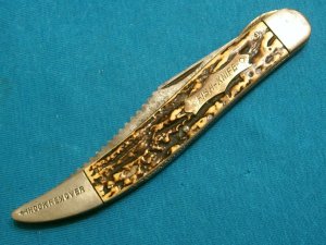 VINTAGE KENT USA FOLDING POCKET TEXAS TOOTHPICK TICKLER FISH KNIFE KNIVES OLD CAMILLUS