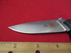 Al-Mar  EliteBlack Zytel Handle Folding Mid Lock Back Model #6105 