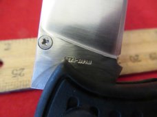 Al-Mar  EliteBlack Zytel Handle Folding Mid Lock Back Model #6105 