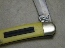 Camillus Stainless USA #5 Fish Knife w/Hook Sharpener 