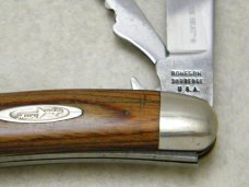 Robeson ShurEdge "Frozen Heat" Wood Fish Knife w/Gaff Hook and Scaler