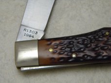 Remington Bullet 1984 R1303 Delrin Lockback Knife in Box