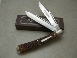 Remington UMC USA 1998 Delrin R293 Bullet Hunter-Trader-Trapper Knife in Box
