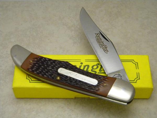 Remington 1990 Shotgun Commemorative Delrin R870 Folding Hunter Knife in Box