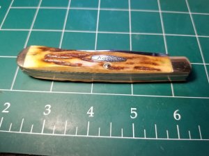 Vintage Ka-Bar Stag Old Timer Trapper 1960's