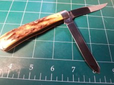 Vintage Ka-Bar Stag Old Timer Trapper 1960's Vintage Ka-Bar Stag Old Timer Trapper 1960's