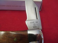 Case XX 1981 Maple Wood Handle Lockback Pattern # P1051 1/2L SSP Case XX 1981 Maple Wood Handle Lockback Pattern # P1051 1/2L SSP
