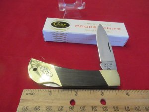 Case XX 1981 Smooth Pakkawood Handle Lock Back Pattern # P10051 L SSP