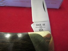 Case XX 1981 Smooth Pakkawood Handle Lock Back Pattern # P10051 L SSP Case XX 1981 Smooth Pakkawood Handle Lock Back Pattern # P10051 L SSP