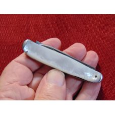 VINTAGE HIBBARD , SPENCER , BARTLETT , CHICAGO ILL. OVB GENTS KNIFE GENUINE PEARL VINTAGE HIBBARD , SPENCER , BARTLETT , CHICAGO ILL. OVB GENTS KNIFE GENUINE PEARL