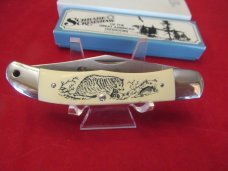 Schrade Scrimshaw Folding Hunter Model # 524SC Schrade Scrimshaw Folding Hunter Model # 524SC