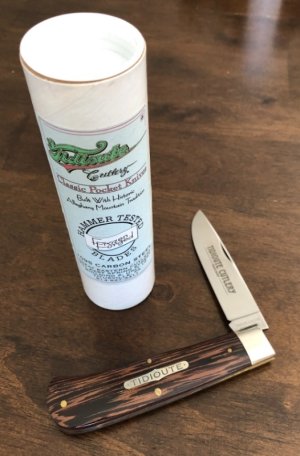2008 - Great Eastern Cutlery (GEC) Tidioute - Wenge Wood - #23 Pioneer Trapper - Only 60 Made