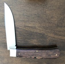 2008 - Great Eastern Cutlery (GEC) Tidioute - Wenge Wood - #23 Pioneer Trapper - Only 60 Made 2008 - Great Eastern Cutlery (GEC) Tidioute - Wenge Wood - #23 Pioneer Trapper - Only 60 Made