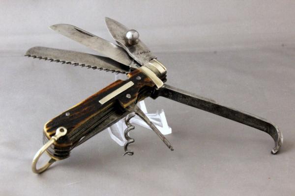 G. BUTLER & Co Horseman's Knife or Tool, Excellent Stag Handles, Used but Very Nice, Free Shipping G. BUTLER & Co Horseman's Knife or Tool, Excellent Stag Handles, Used but Very Nice, Free Shipping