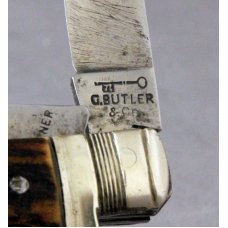 G. BUTLER & Co Horseman's Knife or Tool, Excellent Stag Handles, Used but Very Nice, Free Shipping G. BUTLER & Co Horseman's Knife or Tool, Excellent Stag Handles, Used but Very Nice, Free Shipping