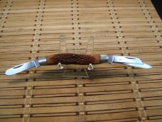 KABAR 1081 U.S.A. 1980'S VINTAGE TRIPLE BLADE STOCKMAN FOLDING POCKET KNIFE UNUSED NEVER CARRIED KABAR 1081 U.S.A. 1980'S VINTAGE TRIPLE BLADE STOCKMAN FOLDING POCKET KNIFE UNUSED NEVER CARRIED