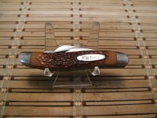 KABAR 1081 U.S.A. 1980'S VINTAGE TRIPLE BLADE STOCKMAN FOLDING POCKET KNIFE UNUSED NEVER CARRIED KABAR 1081 U.S.A. 1980'S VINTAGE TRIPLE BLADE STOCKMAN FOLDING POCKET KNIFE UNUSED NEVER CARRIED