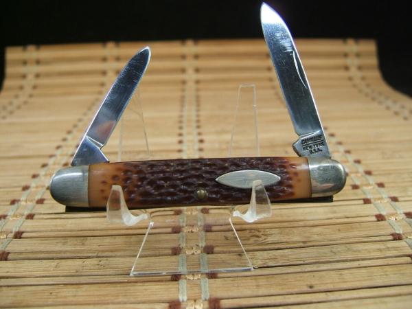 CAMILLUS NO.41 NEW YORK U.S.A. VINT. 1980'S JIGGED BONE DOUBLE BLADE NEAR MINT FOLDING POCKET KNIFE CAMILLUS NO.41 NEW YORK U.S.A. VINT. 1980'S JIGGED BONE DOUBLE BLADE NEAR MINT FOLDING POCKET KNIFE